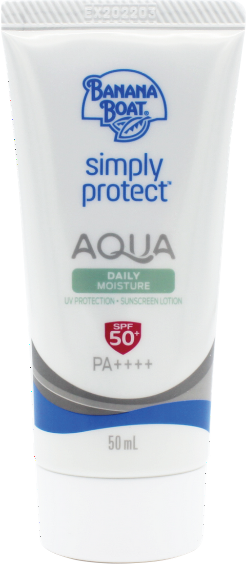 banana boat simply protect aqua