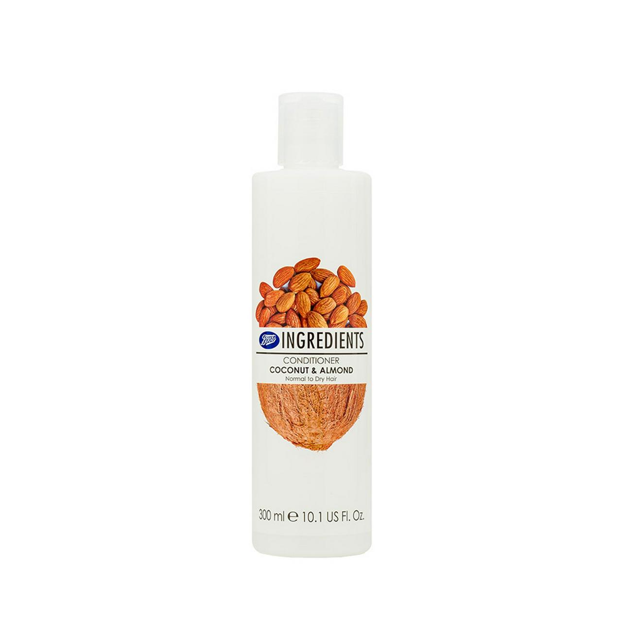 Boots, Ingredients Conditioner Coconut & Almond 300ml