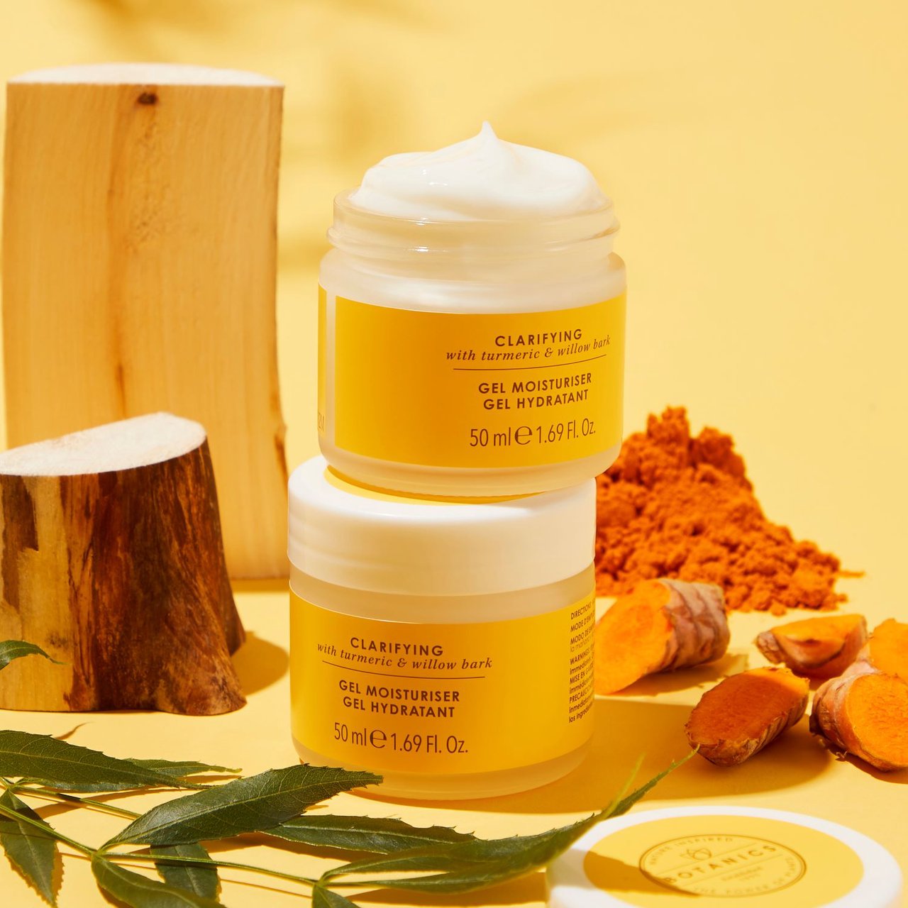 Boots, Botanics Clarifying Gel Moisturiser With Turmeric & Willow Bark 50Ml