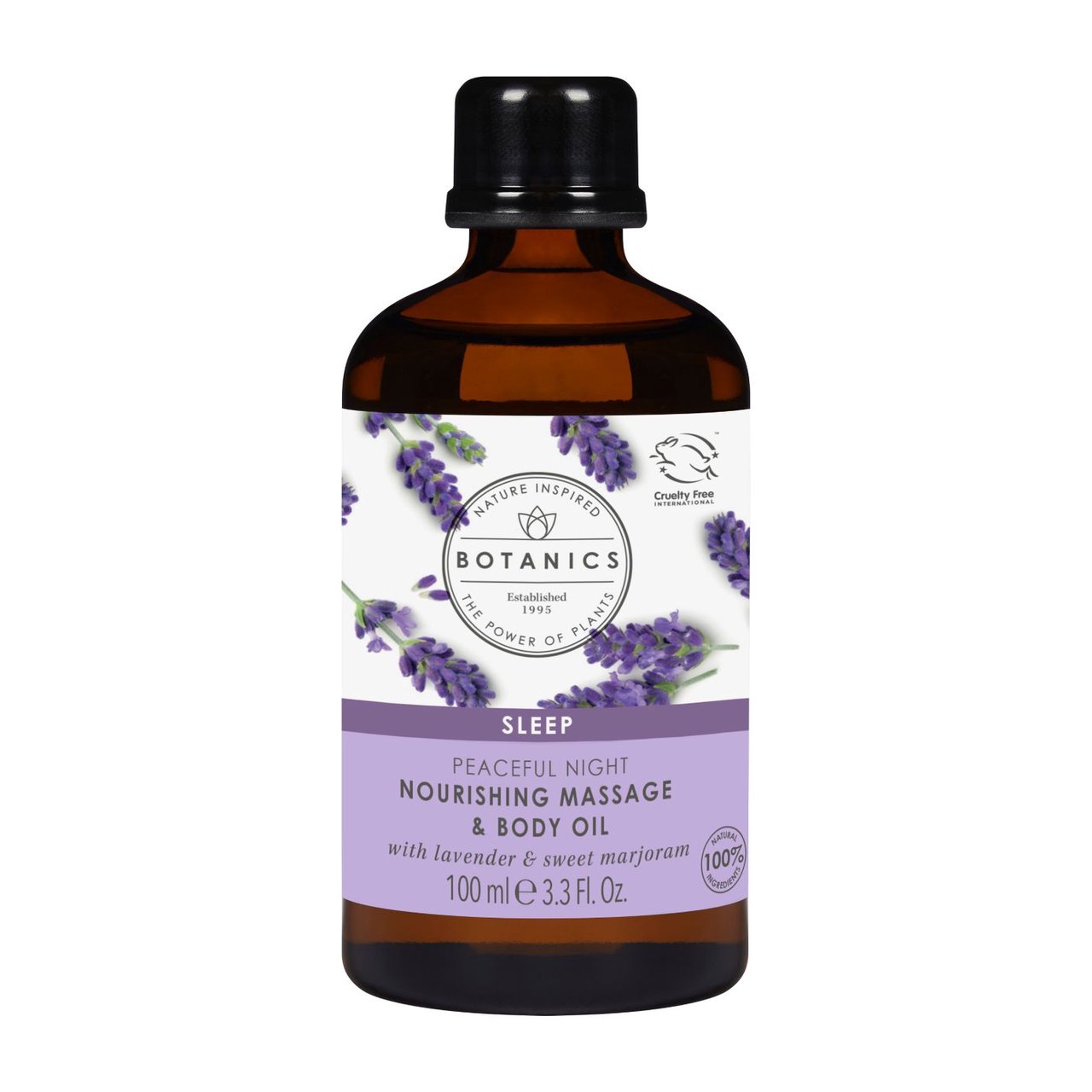 Boots, BOTANICS PEACEFUL NIGHT NOURISHING MASSAGE & BODY OIL WITH