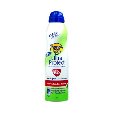 banana boat aqua protect 50 spray