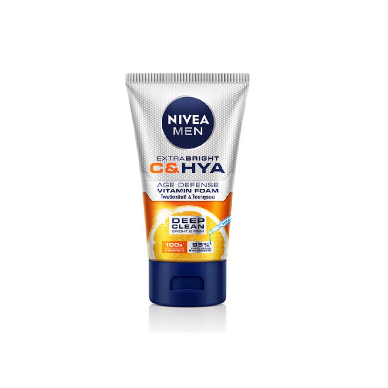 Boots, NIVEA MEN BRIGHT C&HYA AGE WASH 100G