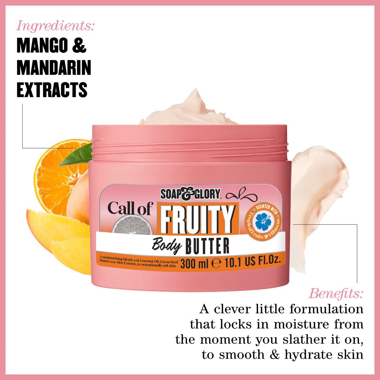 Boots, Soap & Glory Call Of Fruity Body Butter 300Ml