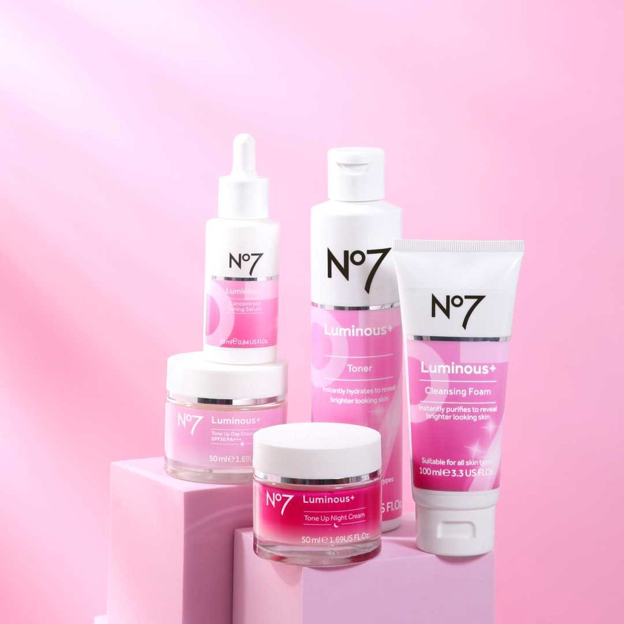 Boots, No7 Luminous+ Toner 200ML