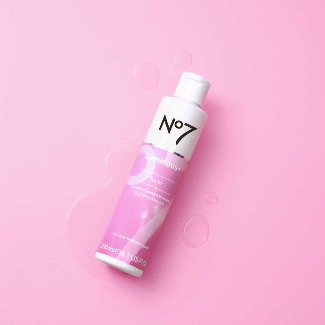 Boots, No7 Luminous+ Toner 200ML