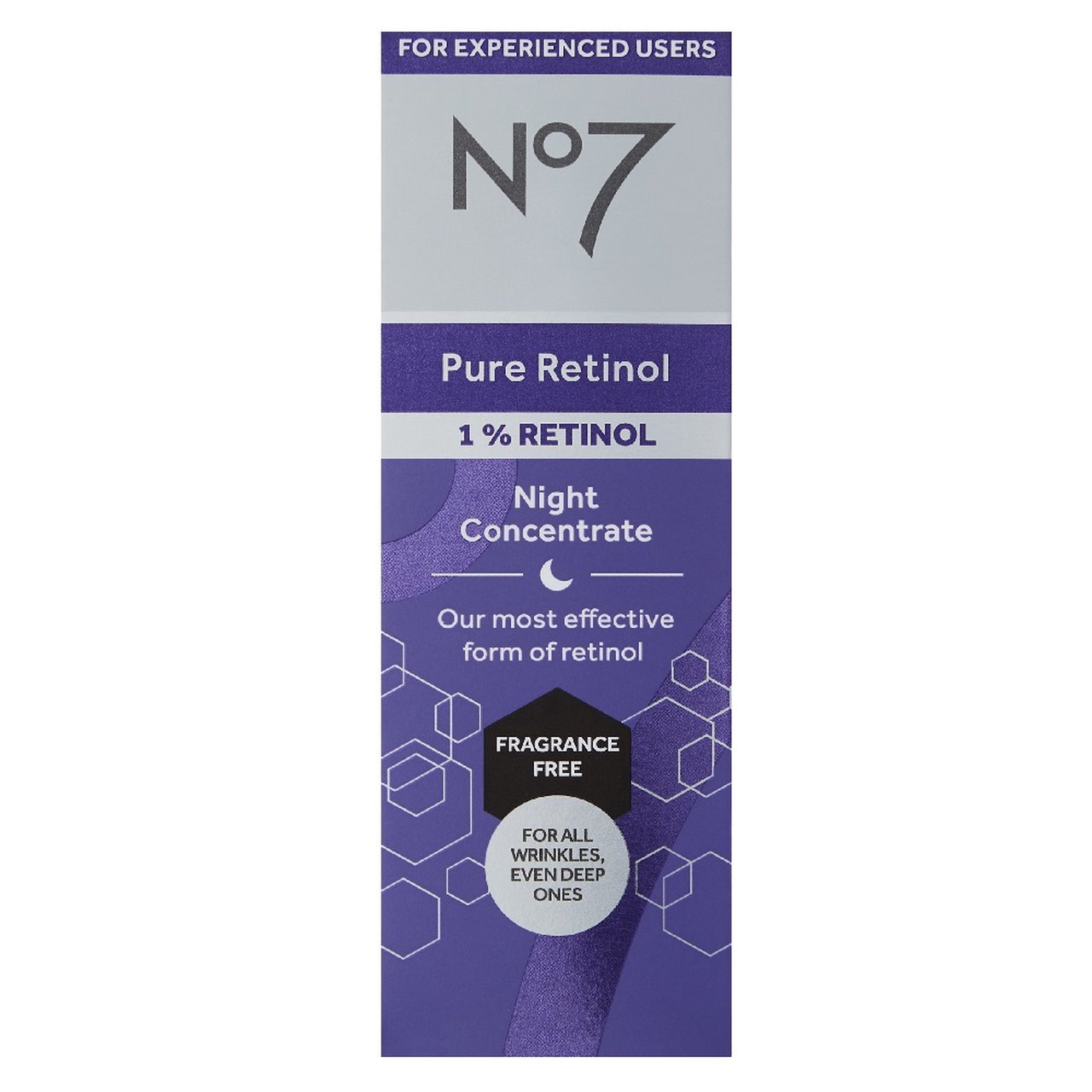 Boots No7 Pure Retinol 1 Retinol Night Concentrate 30ml 1819