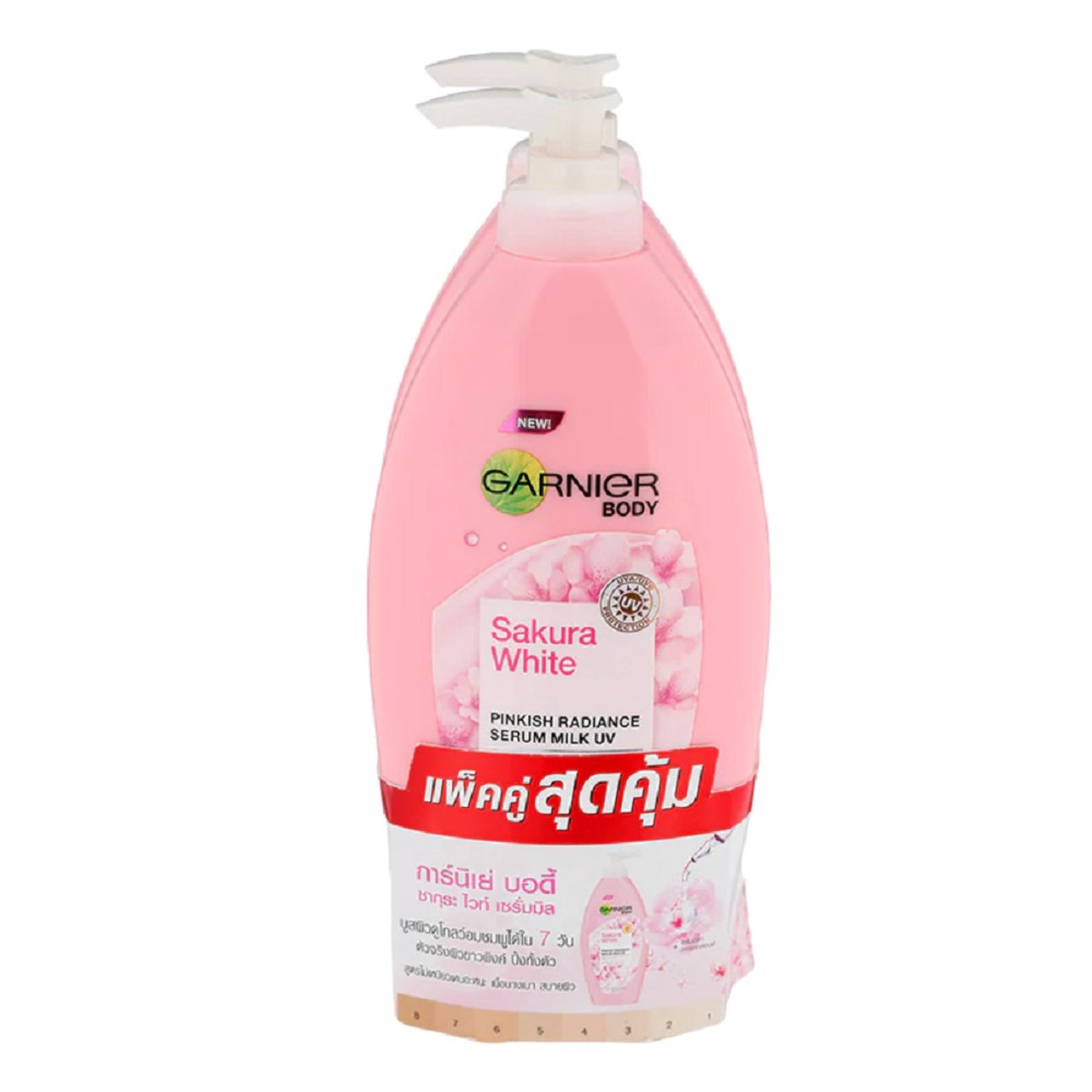 Boots, Garnier Body Lotion Sakura White 400ML Double Pack