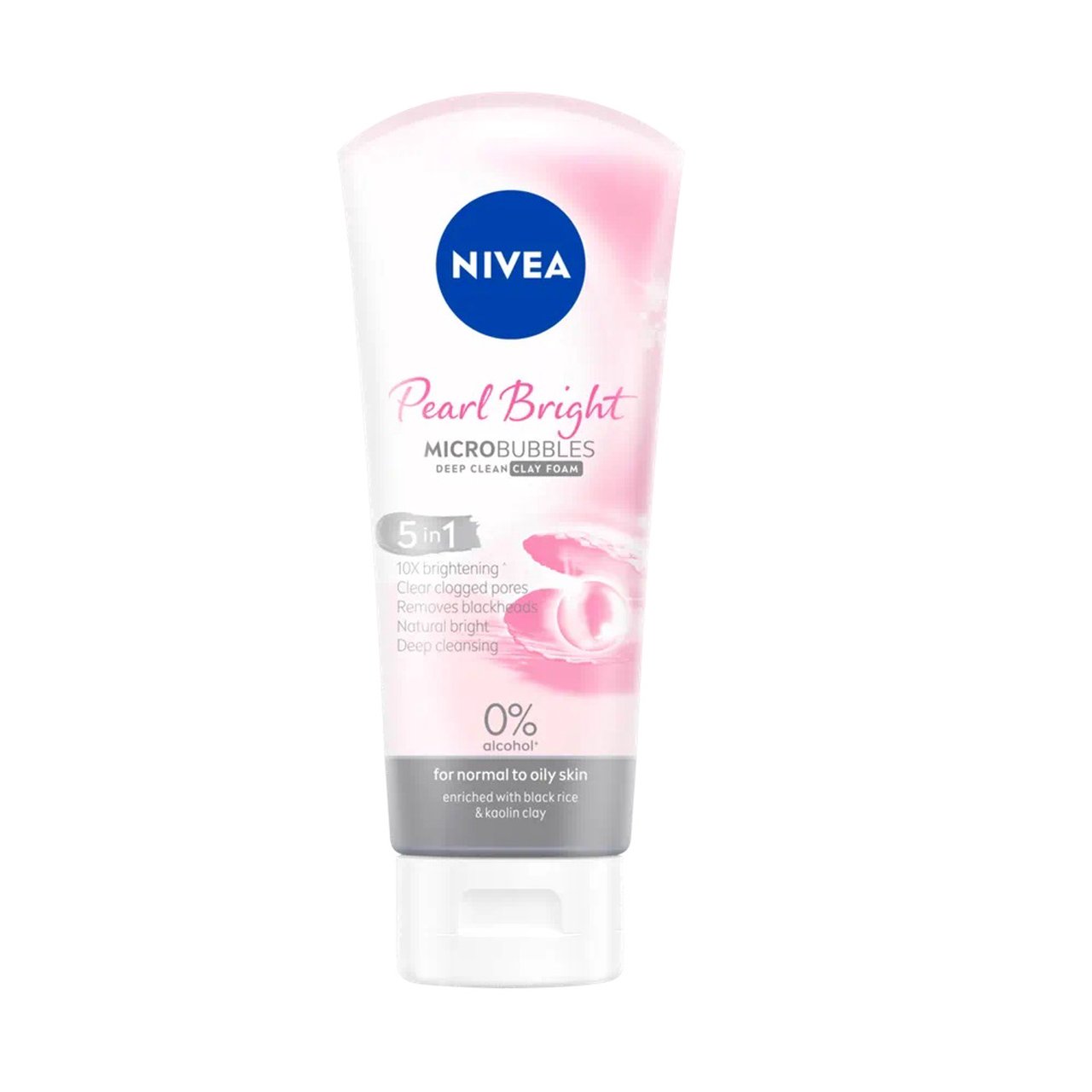 Boots, Nivea Pearl Bright Microbubbles Deep Clean Clay Foam 100G