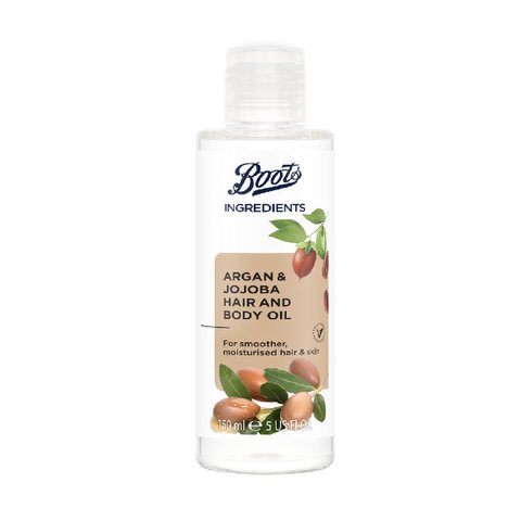 Ingredients Argan & Jojoba Hair And Body Oil