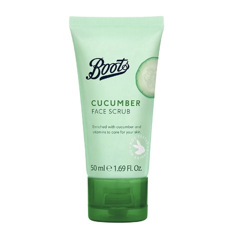 Boots Cucumber Face Scrub