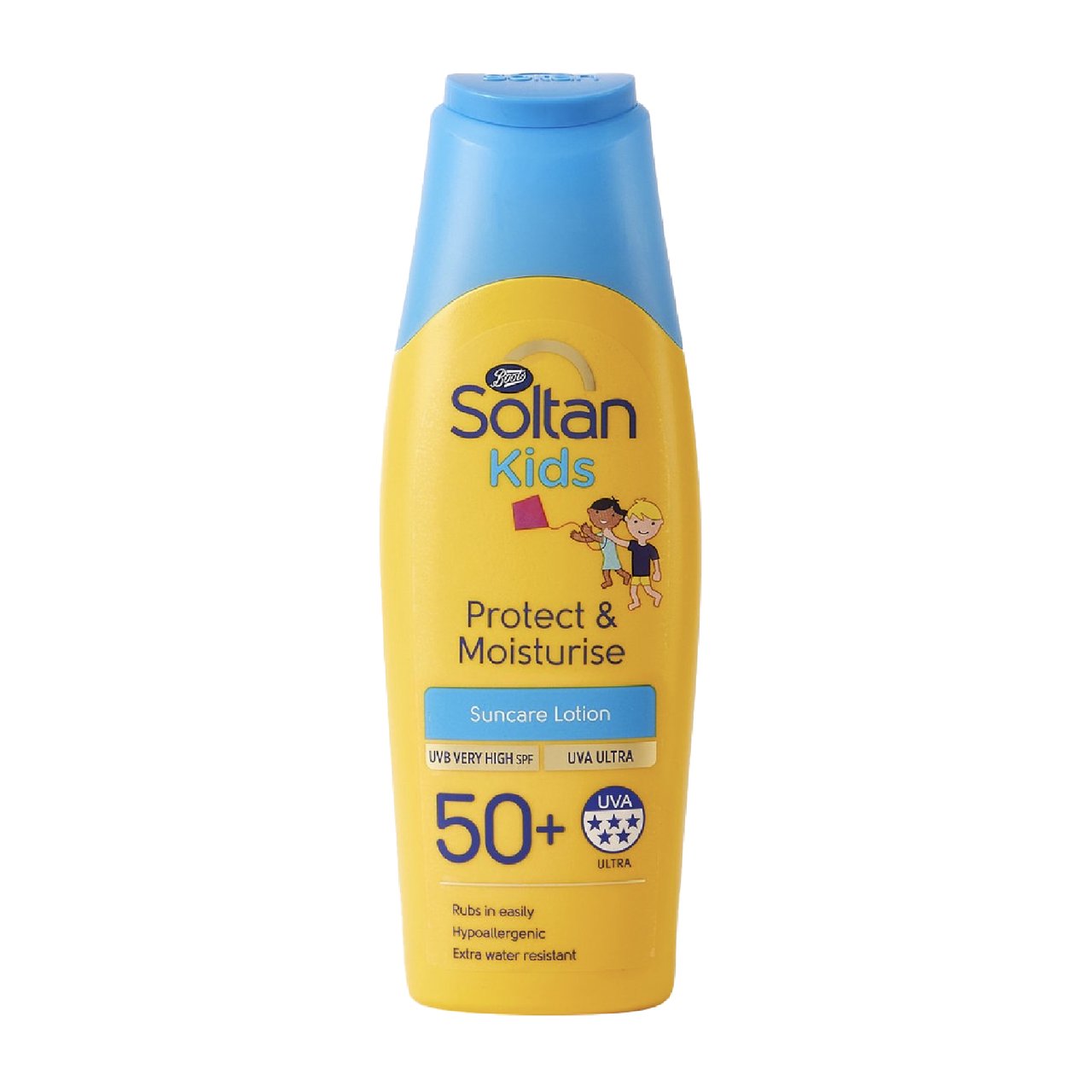 Soltan Kids Protect & Moisturise UVB Very High SPF 50+ Suncare Lotion