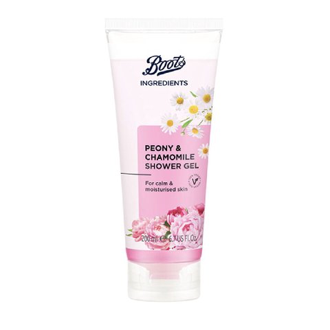Ingredients Peony & Chamomile Shower Gel