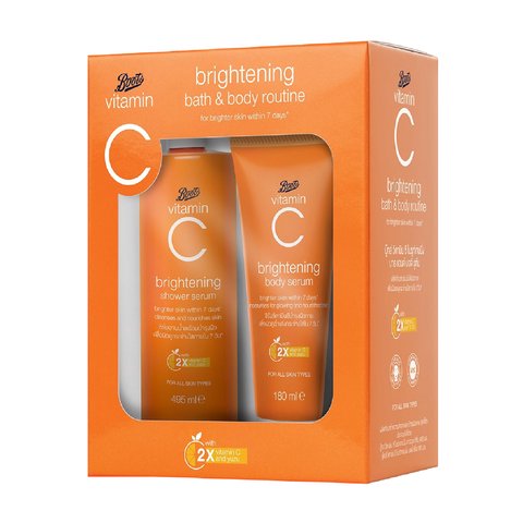 Vitamin C Brightening Bath & Body Routine
