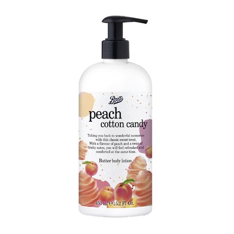 Flavour Peach Cotton Candy Butter Body Lotion