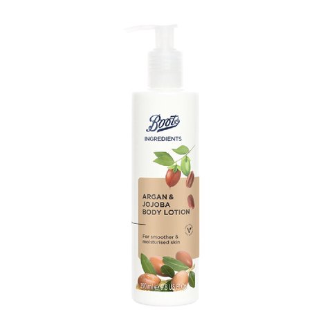 Ingredients Argan & Jojoba Body Lotion