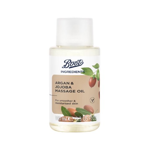 Ingredients Argan & Jojoba Massage Oil