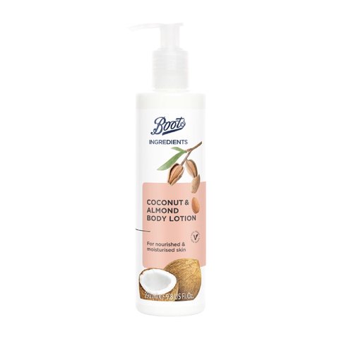 Ingredients Coconut & Almond Body Lotion