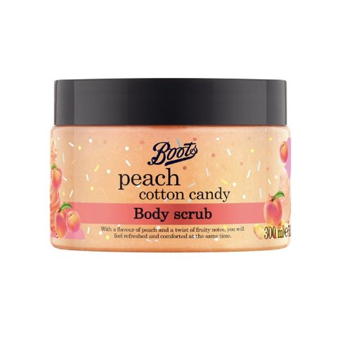 Flavour Peach Cotton Candy Body Scrub