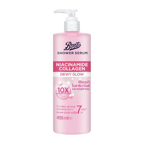 Shower Serum Niacinamide Collagen Dewy Glow