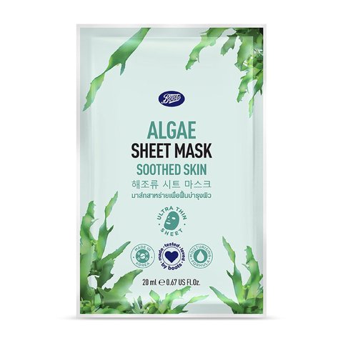 Algae Sheet Mask Soothed Skin