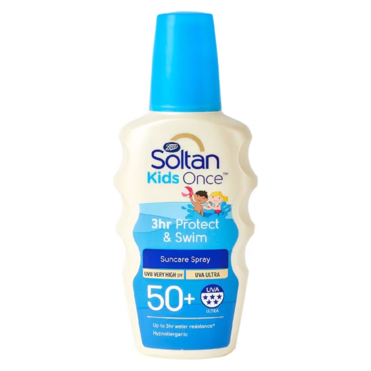 Soltan Kids Once 8Hr Protect&3Hr Swim Suncare Spray Uvb Very High Spf 50+